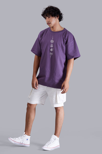 Spiritual Symbolism Grape Oversized Men's Tshirt