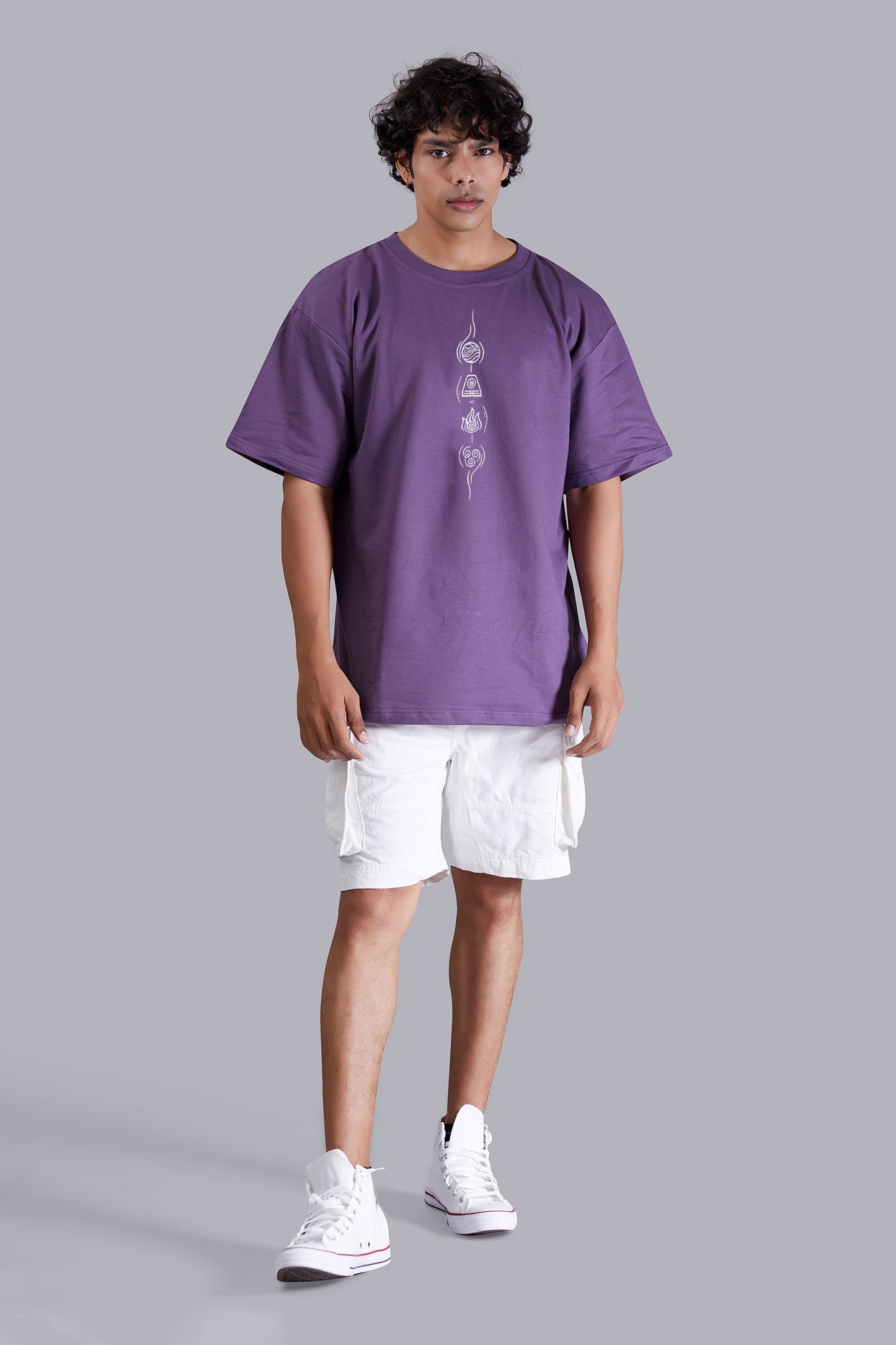 Spiritual Symbolism Grape Oversized Men's Tshirt