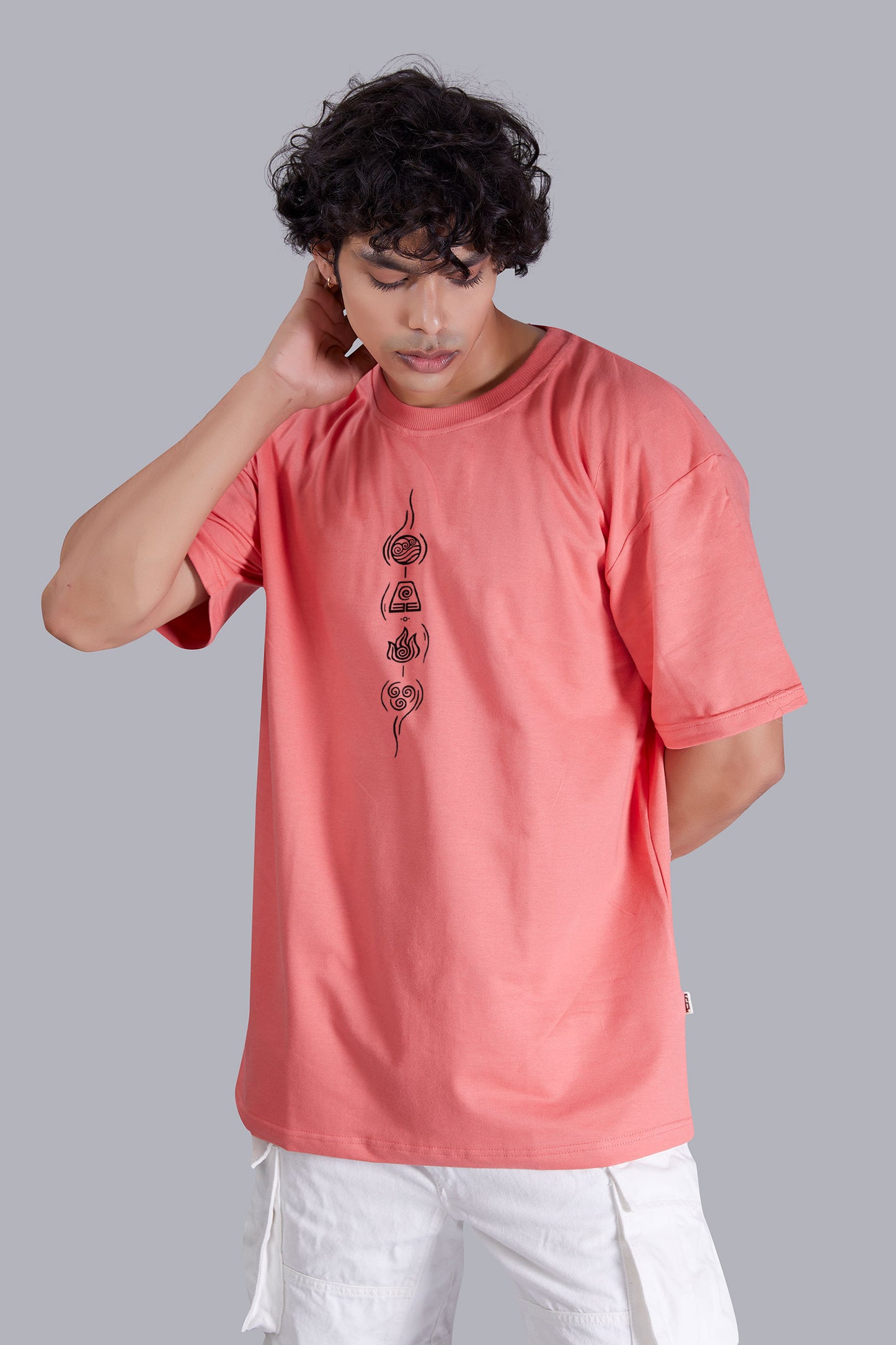 Spiritual Symbolism Watermelon Oversized Men's Tshirt