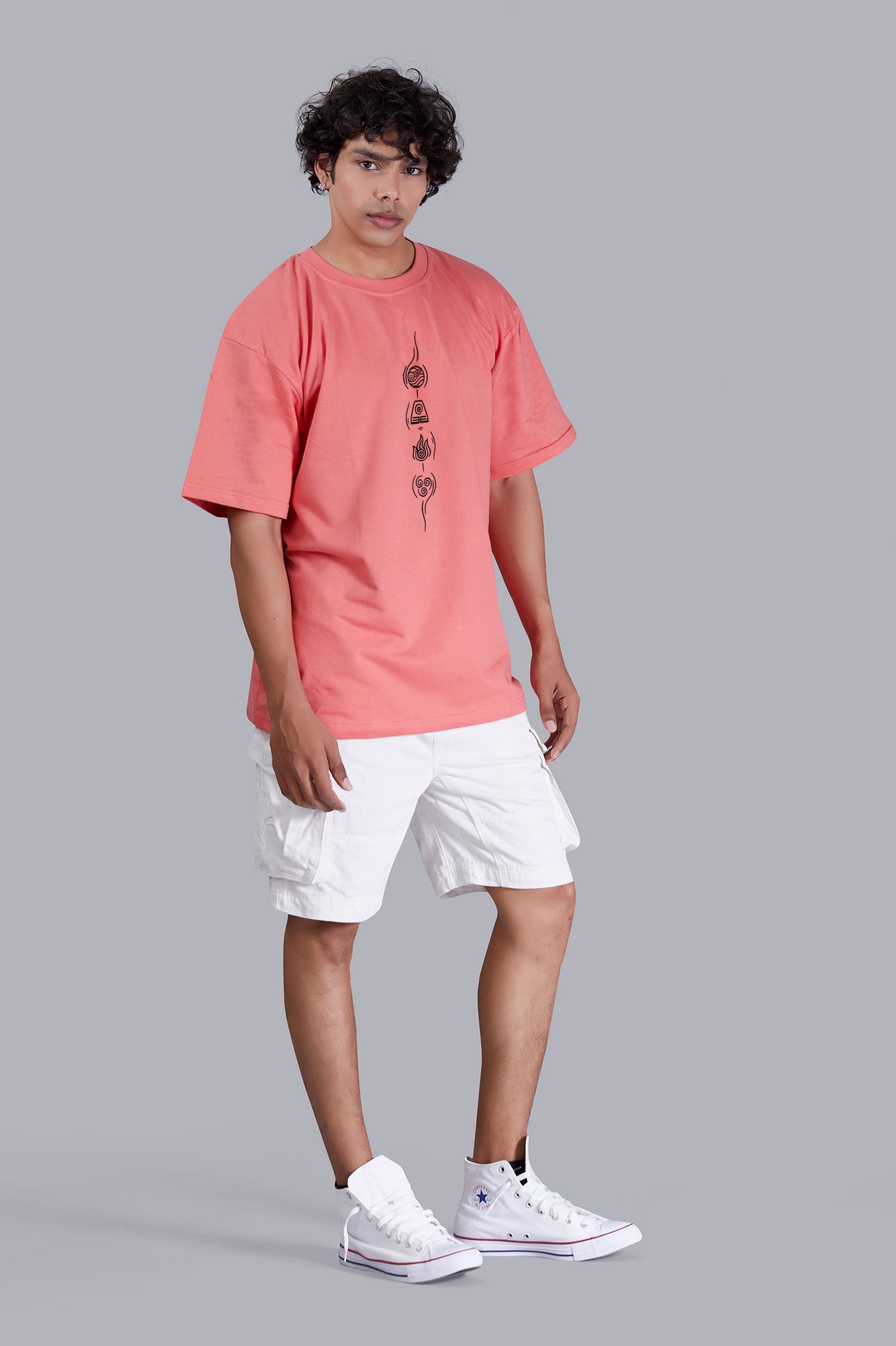 Spiritual Symbolism Watermelon Oversized Men's Tshirt