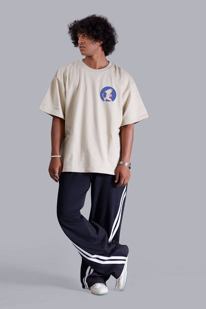 Sand Elite Jersey printed oversized T -Shirt