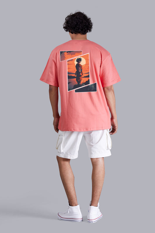 Watermelon Elite Jersey printed oversized T -Shirt