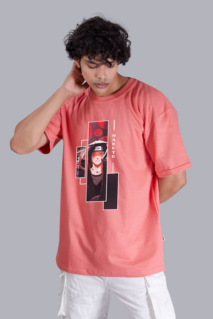 Watermelon Dude's Portrait printed oversized T -Shirt