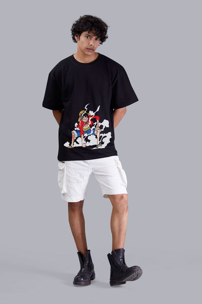 Cartoonchic Black T- Shirt oversized