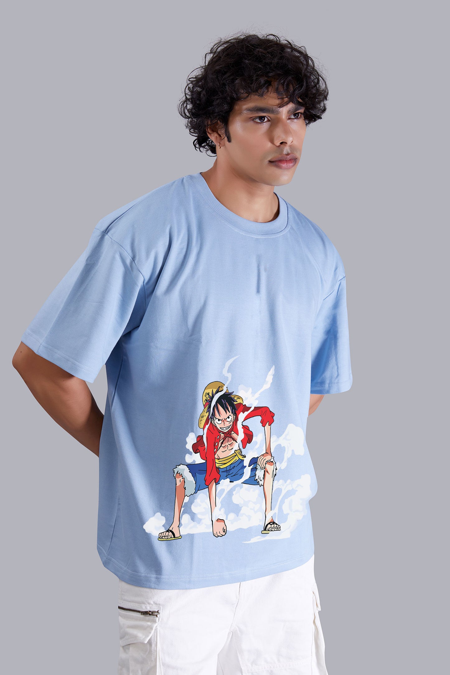 Cartoonchic Skyblue T- Shirt oversized