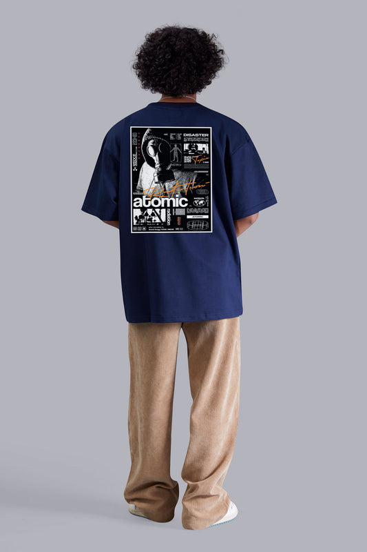 Navyblue Grooveguitar Electric oversized T-Shirt