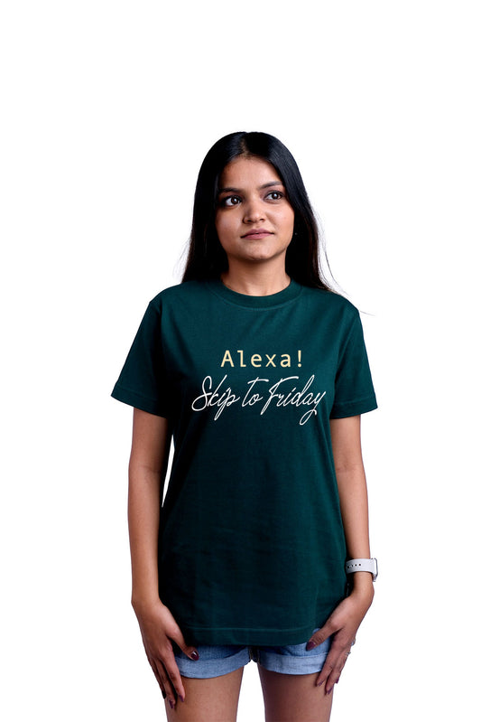 Skip to Friday Round Neck Women (Forest Green)