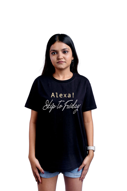 Skip to Friday Round Neck Women (Black)