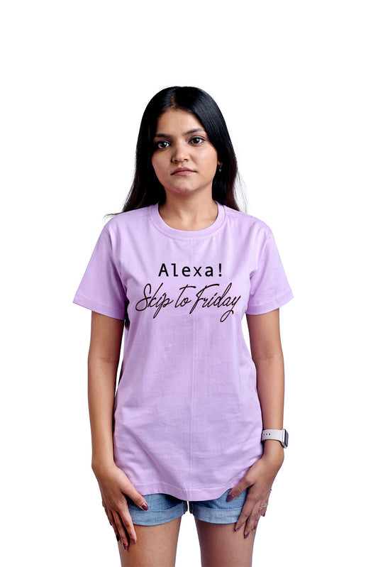 Skip to Friday Round Neck Women (Lavender)