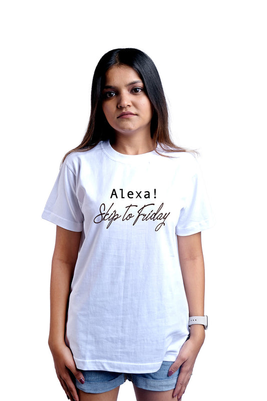 Skip to Friday Round Neck Women (White)