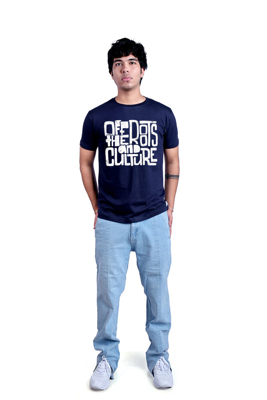 Right Culture Round Neck Men (Navy Blue)