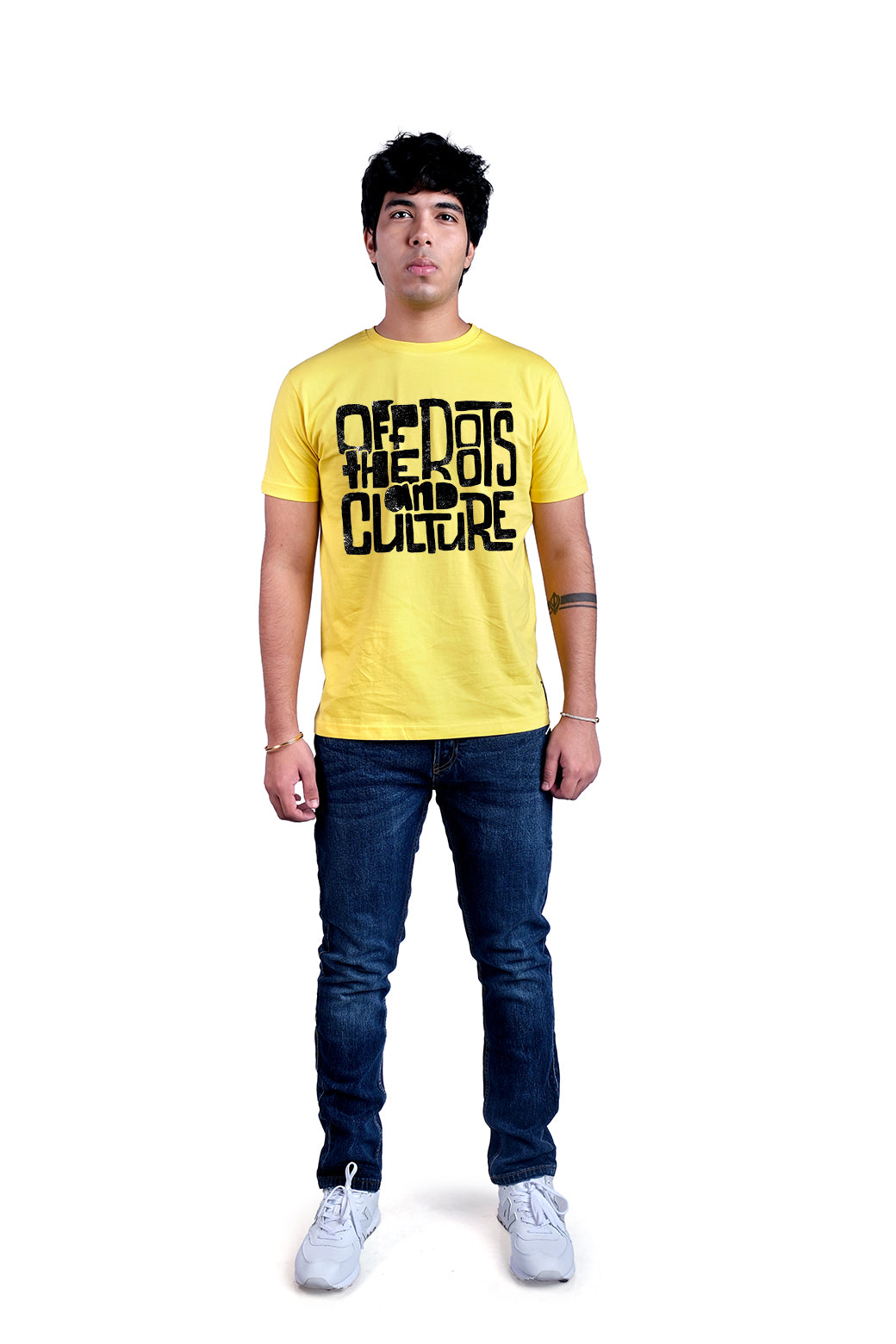 Right Culture Round Neck Men (Yellow)