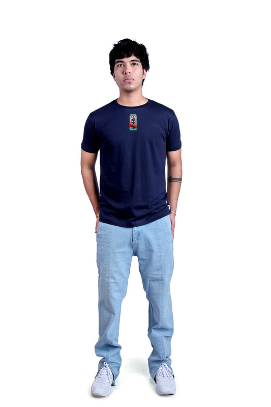 Charge up Round Neck Men (Navy Blue)