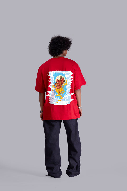 Ganpati Divine Back Print T-Shirt