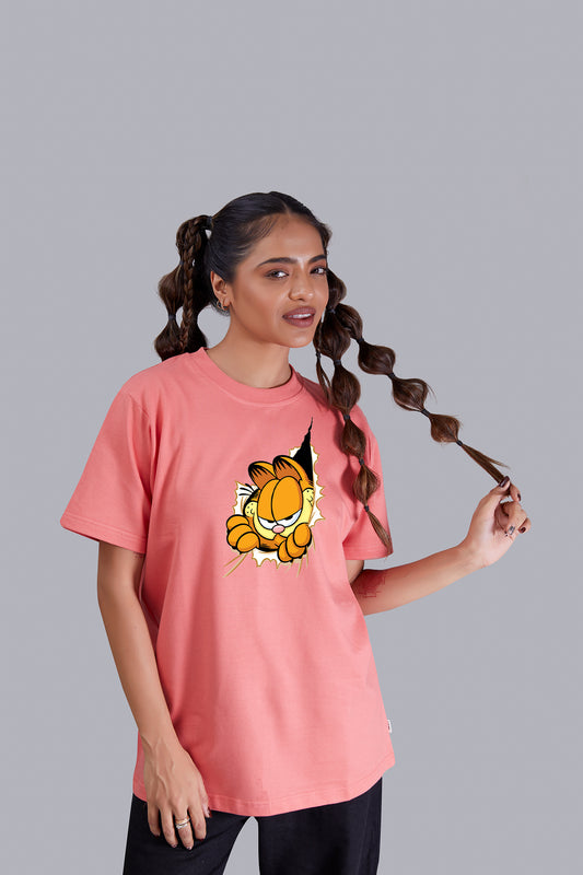 Garfield Round Neck Women (Watermelon)