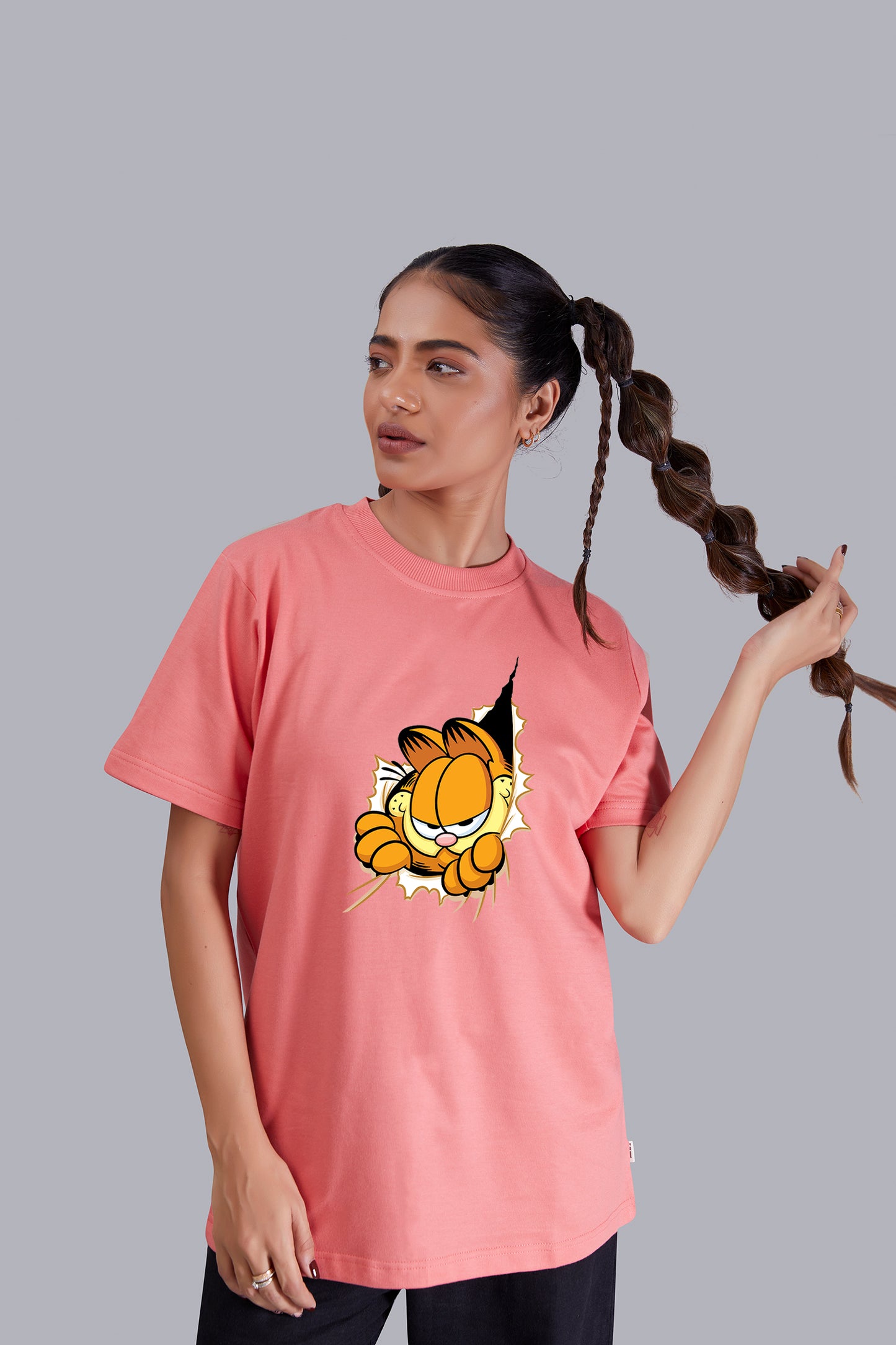 Garfield Round Neck Women (Watermelon)