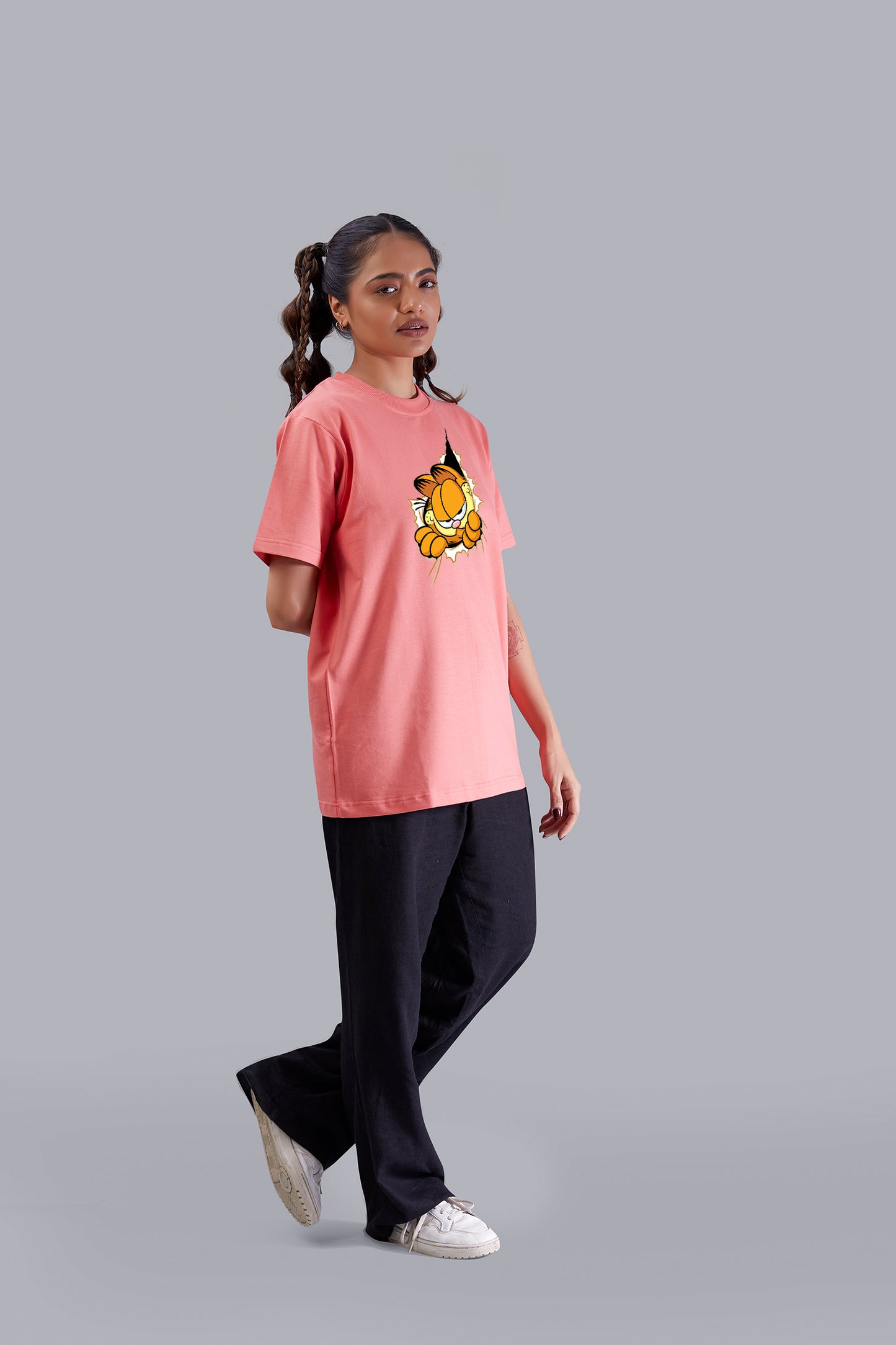 Garfield Round Neck Women (Watermelon)