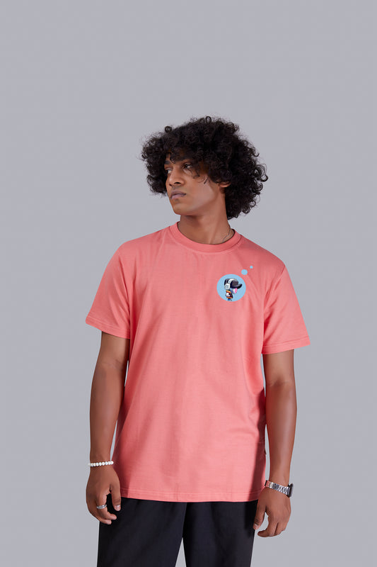 Watermelon Printed Round Tshirt For Men