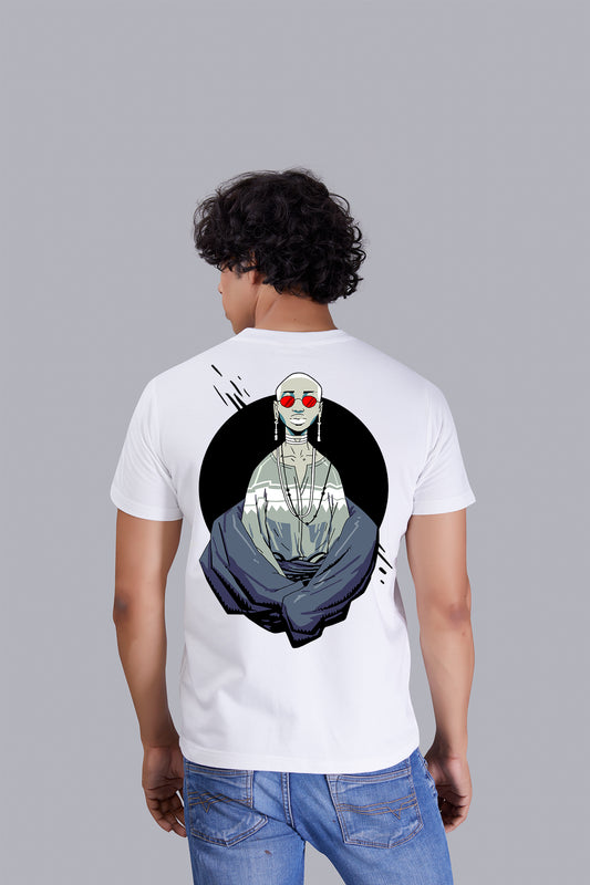 Ghost Soul Funky Hip Hop White Round Tshirt