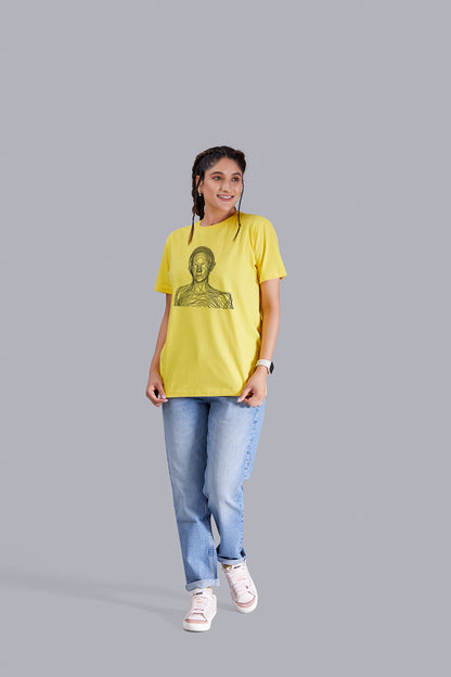 Wired Round Neck Women (Yellow)